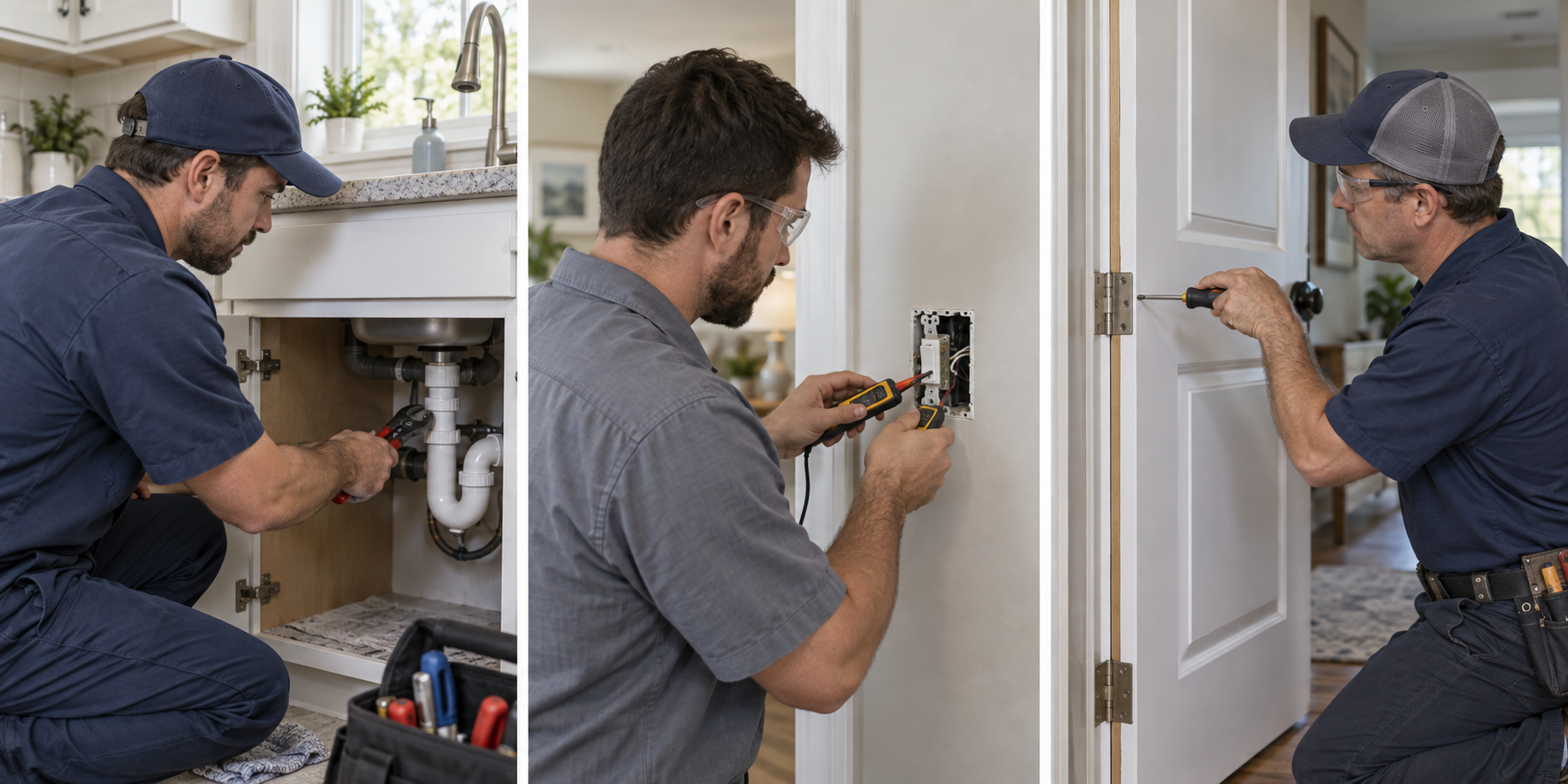 Plumbing repairs illustration